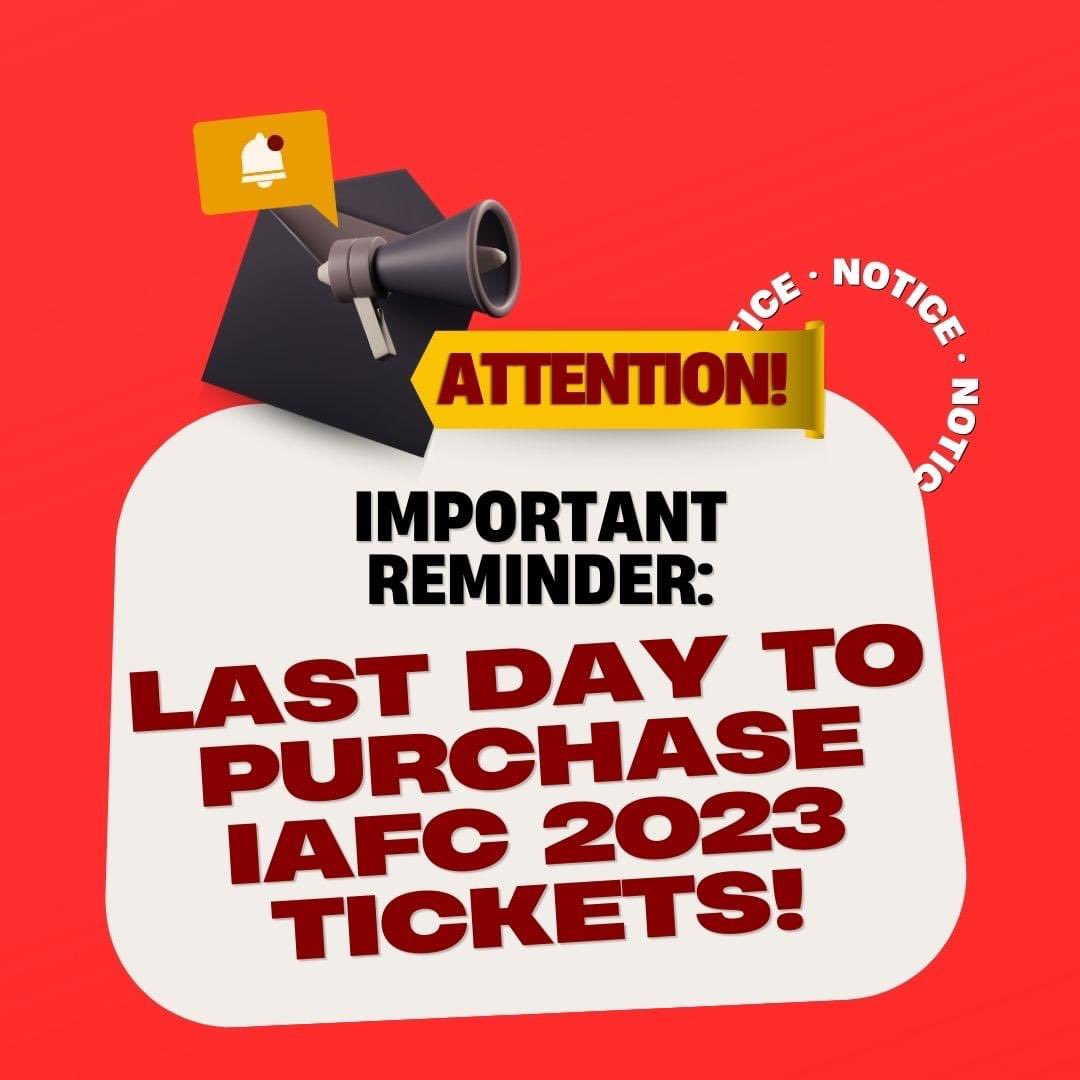 Remember - we do NOT sell tickets at the event itself! Make sure to purchase your IAFC 2023 Weekend Pass TODAY so that you don't miss out on our 10 Year Anniversary event!

tinyurl.com/iafc2023store

#iceandfirecon #iceandfirecon2023 #asoiaf #hotd #gameofthrones #houseofthedragon