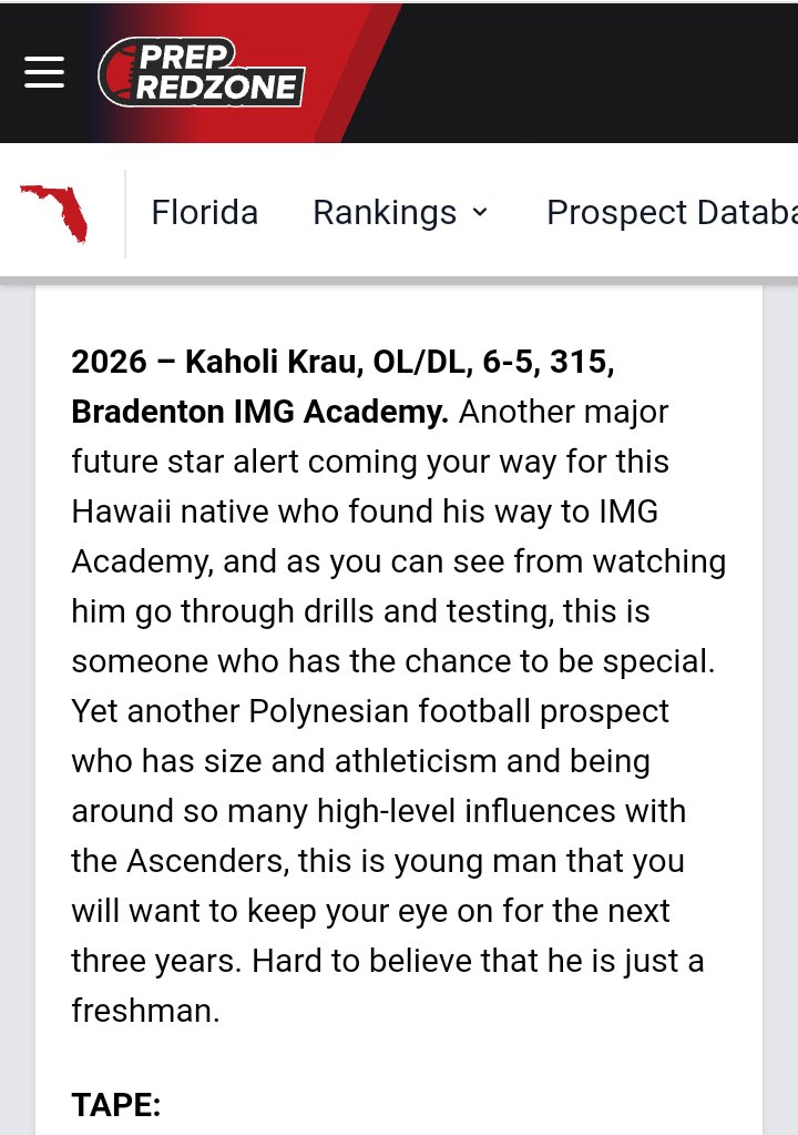 Humbling and motivating. I have lots more work to do and I'm constantly striving to improve. Much love to my family for sending me 5,000 miles away from home so I can attend IMG Academy and I cannot thank my Coaches enough, especially Coach Allen.