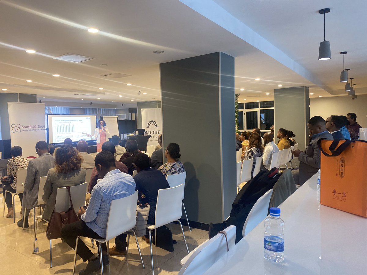 adoreaddis_'s tweet photo. Investing and Raising funds through Capital Markets with @mbithemuema
happening now @adoreaddis_
#adoreaddis #stanfordseed #businessowners #seedtransformationprogram #STP #addisababa #ethiopia https://t.co/EFDoVbCvnt
