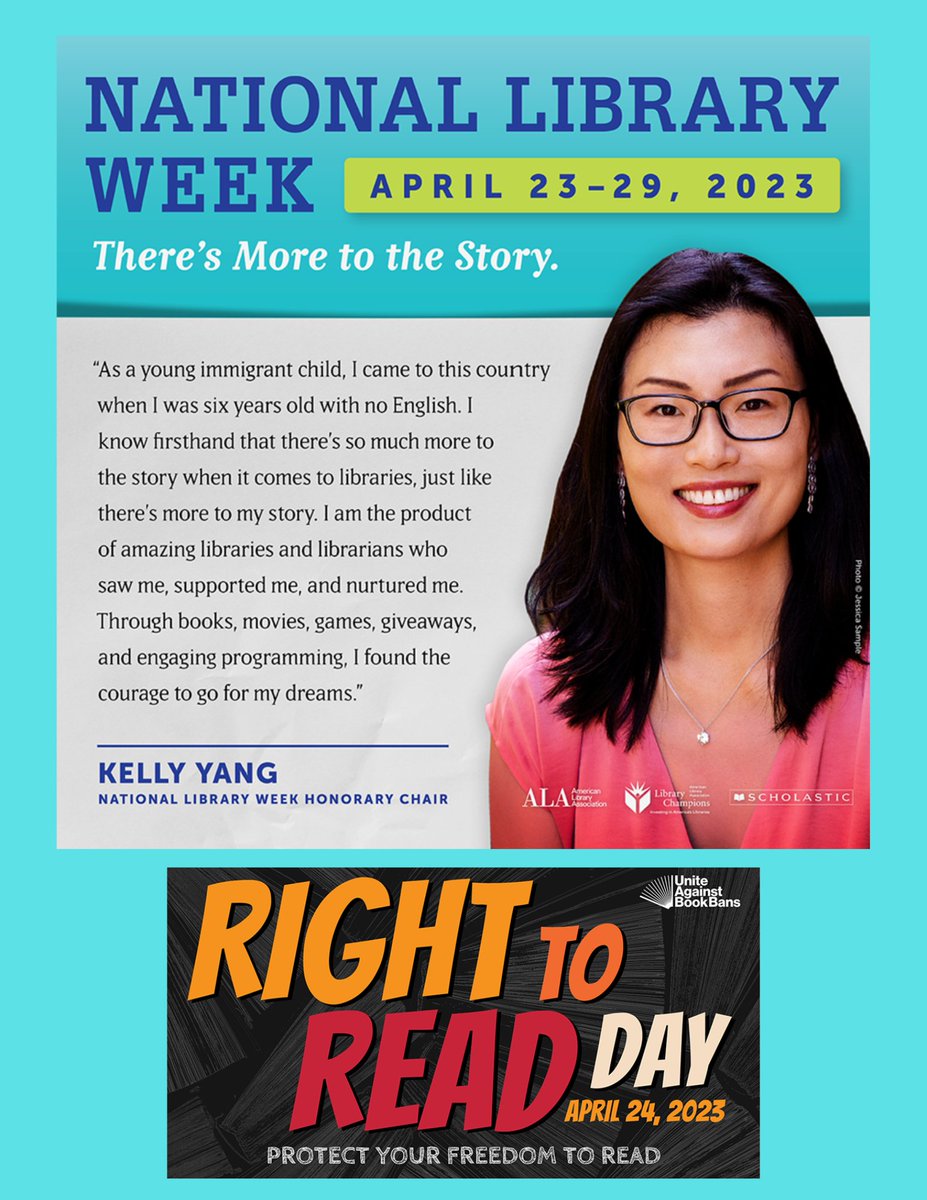 Next week is National Library Week & Kelly Yang is our Honorary Chair person. Visit your public library next week to say hello to the librarians who serve your community. #librarylife #AllAreWelcomeHere #NationalLibraryWeek @ALALibrary @kellyyanghk #FrontDeskSeries