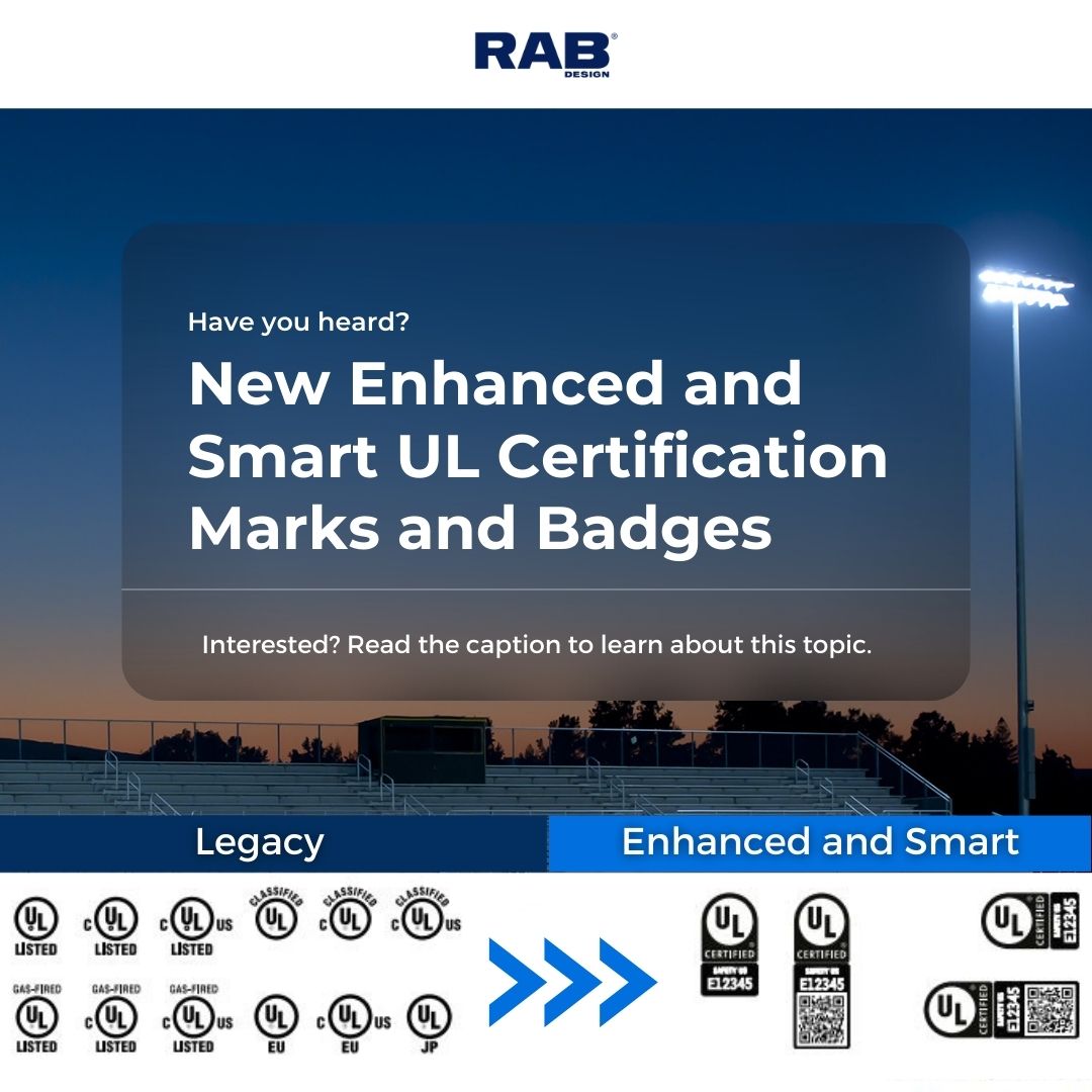 rabdesign's tweet image. Did you know?

UL has updated its guidelines on marketing and fixture labels, and RAB Design is on top of it.

#RABDesign #lightingindustry #led