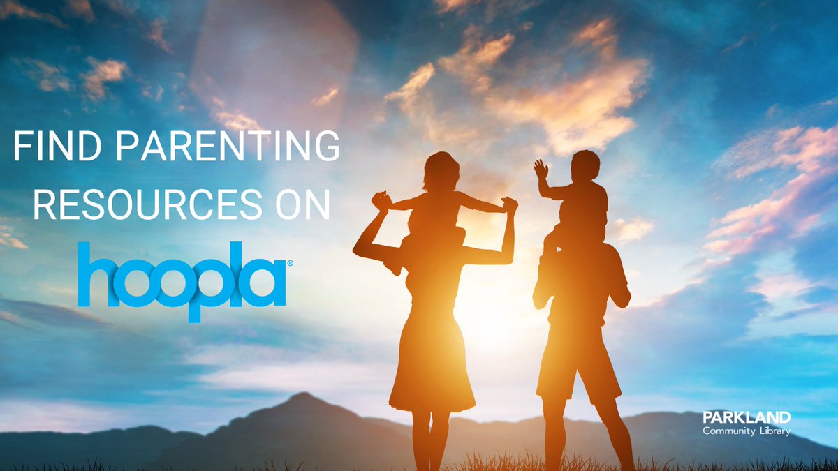 Hoopla has a comprehensive collection of parenting eBooks and audiobooks for parents of children of all ages.

Hoopla Audiobook: hoopladigital.com/collection/2967
Hoopla eBook: hoopladigital.com/collection/7135

#parklandcommunitylibrary #hoopladigital #parenting #booksforparents