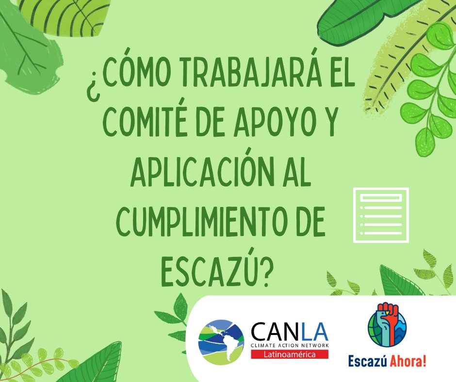 CAN_LA_'s tweet photo. 🧵5/5 📍El Comité sesionará de manera presencial al menos 1 ves al año, y de manera virtual con la frecuencia según el trabajo.  Las sesiones del Comité estarán abiertas al público a no ser que se indique lo contrario. #COP2Escazú #EscazuConParticipacion https://t.co/juvfIhqbpv