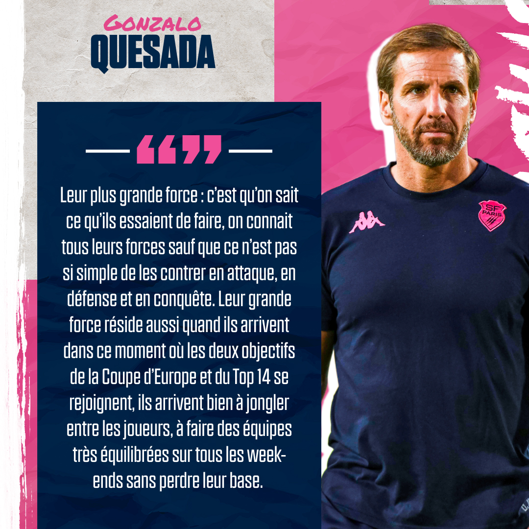 SFParisRugby's tweet photo. ๐ช Le grand Toulouse
๐ค Un effectif sรฉrieux et compรฉtitif
โ๏ธ Encore en course sur 2 tableaux
๐ Le leader toulousain vu par nos Soldats Roses lors de la derniรจre confรฉrence de presse ๐ฅ
#CABSFP