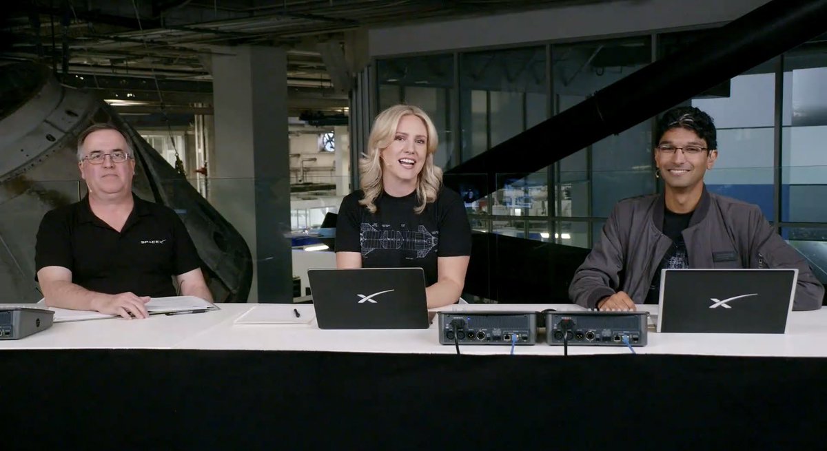 dalisbali3's tweet photo. Is it me or did the live commentary guy at the SpaceX launch have a western desert tarantula on his head this whole time 

@elonmusk 
@SpaceX https://t.co/xjHu7u8VIi
