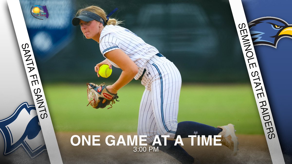 Santa Fe Saints on Twitter "One game at a time for Santa Fe softball in the final MidFlorida