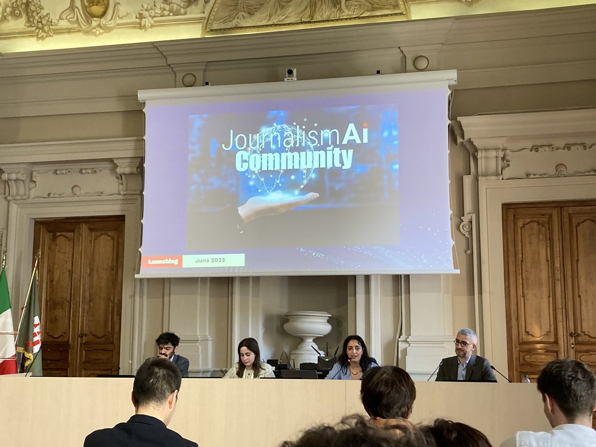 Joseph Kelley Hook (@jpwkhook) on Twitter photo Great session on the good work of the <a href="/PolisLSE/">Polis@LSE</a> JournalismAI programme with newsrooms with <a href="/SabrinaArgoub/">Sabrina Argoub</a>, <a href="/MortadaSaja/">Saja H. Mortada</a>, @alealviani and <a href="/DavidDieudonne/">David Dieudonné</a> at #ijf23 this afternoon Great session on the good work of the <a href="/PolisLSE/">Polis@LSE</a> JournalismAI programme with newsrooms with <a href="/SabrinaArgoub/">Sabrina Argoub</a>, <a href="/MortadaSaja/">Saja H. Mortada</a>, @alealviani and <a href="/DavidDieudonne/">David Dieudonné</a> at #ijf23 this afternoon