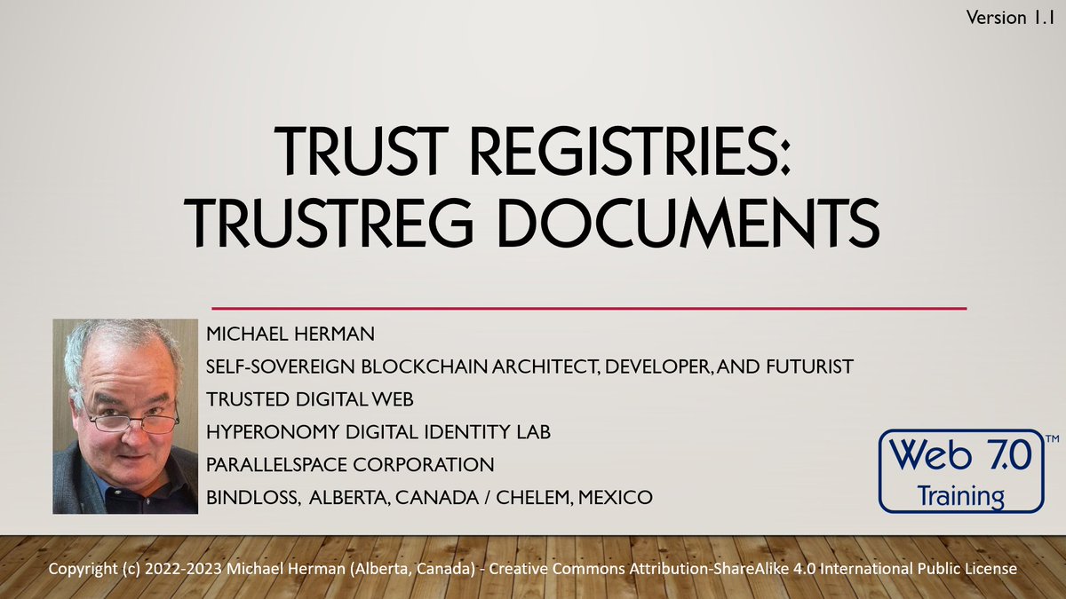 mwherman2000's tweet photo. .@idworkshop #IIW36 Thursday session: Web 7.0 Trust Registries: TrustReg Documents. Make sure you find it on the #wall and attend :-)
@trustoverip @DecentralizedID #trust #registries #trustreg #documents #diddocuments #iDIDit https://t.co/lX3tgfbGp7