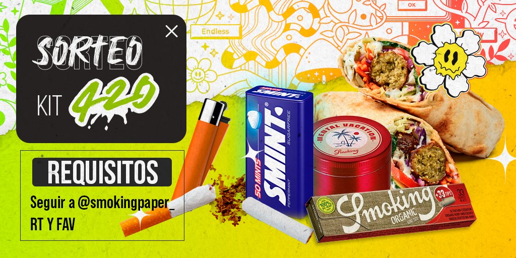 smokingpaper_'s tweet photo. 🌿 SORTEO DE KIT FUMETA🌿

Para participar solo tienes que seguirnos y dar amor a este tweet https://t.co/ifdwfru3Rn