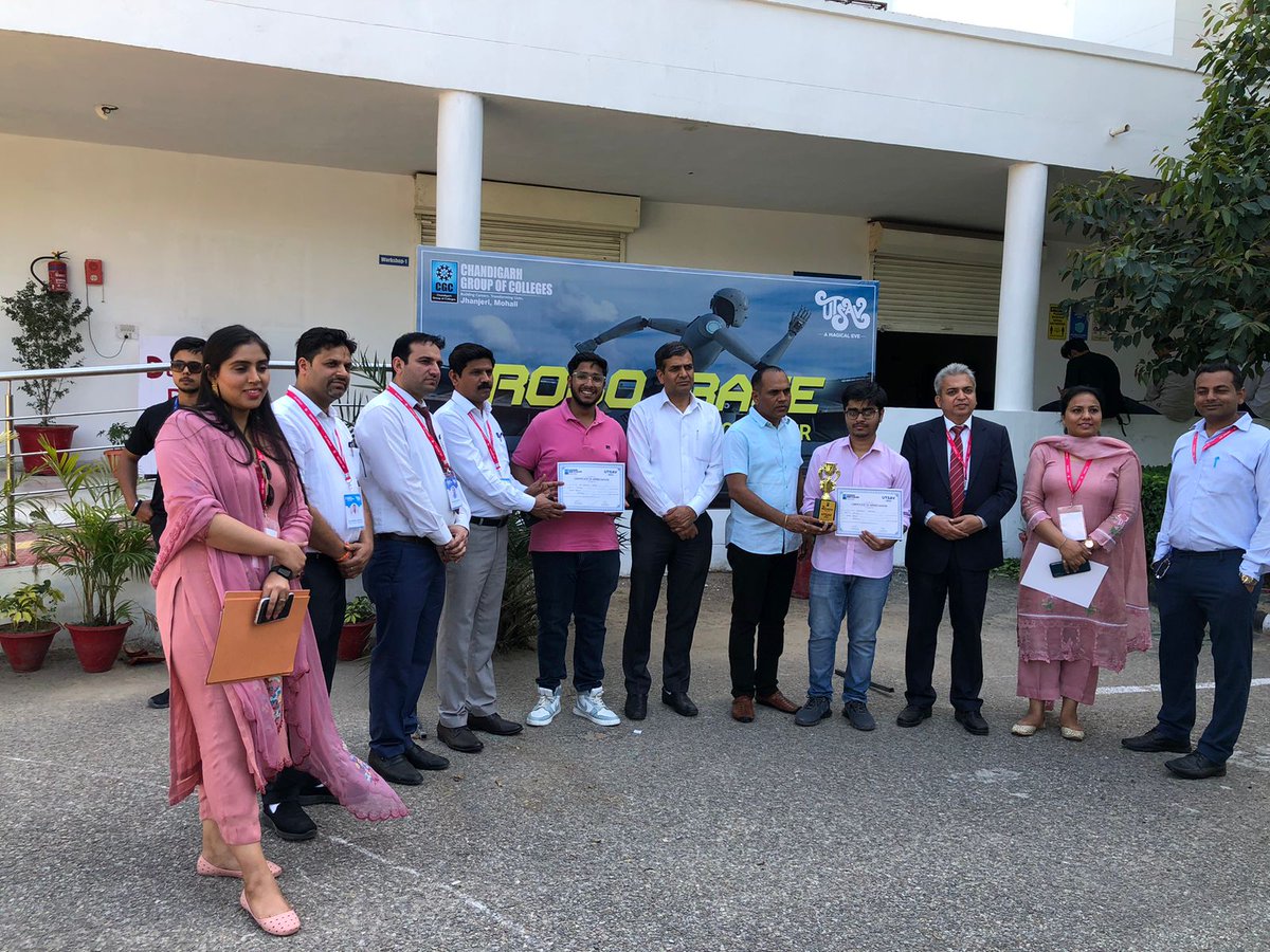 BpitIndia's tweet image. Congratulations💐 to Randhir Shah (ECE-B, 3rd Year), Cherish Sehgal (ECE-A, 3rd Year) and Nishant Jindal (ECE, 2nd Year) of #ELECTRONAUTS society for 1st position in #ROBOWARS and 2nd position in #ROBORACE at #utsav2023 held in #CGCJhanjeri, Mohali.
#bpit
#bpitindia