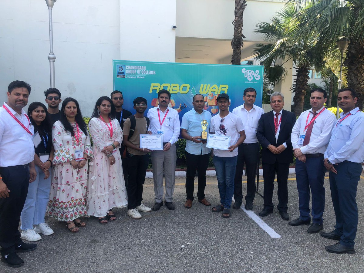 BpitIndia's tweet image. Congratulations💐 to Randhir Shah (ECE-B, 3rd Year), Cherish Sehgal (ECE-A, 3rd Year) and Nishant Jindal (ECE, 2nd Year) of #ELECTRONAUTS society for 1st position in #ROBOWARS and 2nd position in #ROBORACE at #utsav2023 held in #CGCJhanjeri, Mohali.
#bpit
#bpitindia