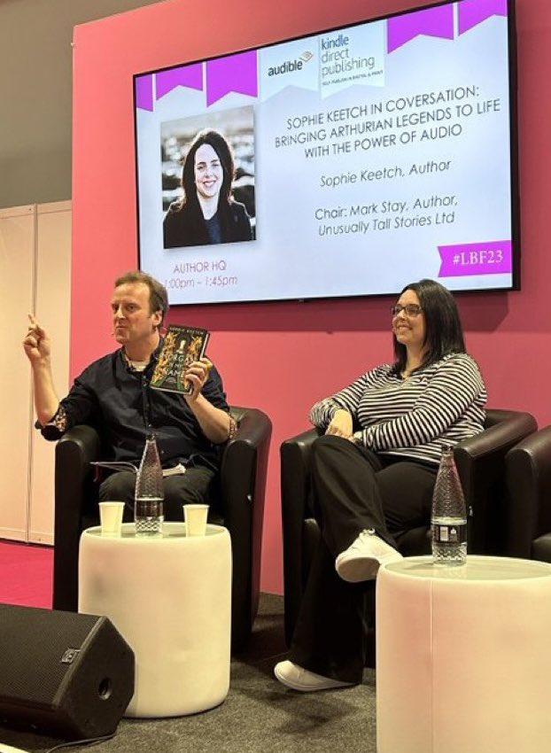 markstay's tweet photo. Had a really good time at the #londonbookfair2023 — thanks to @JustineSolomons at @BytetheBook and @hannahlbright29 at @midascampaigns for asking me to waffle and to all the lovely authors including @SophKWrites @katefbaker @StoreytellerK and industry pioneers like… https://t.co/zN70NnSFjP