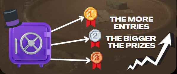 InfernalPoker's tweet photo. PRIZES FOR TOP 3🏆 

🥇 4 x Infernal NFTs 
🥈 3 x Infernal NFTs
🥉 2 x Infernal NFTs

*Note that this is our goal, although prizes may vary based on the number of "burn-registrations" we get.  

The more entries, the bigger the prizes! 📈 https://t.co/TGGxboCNvC