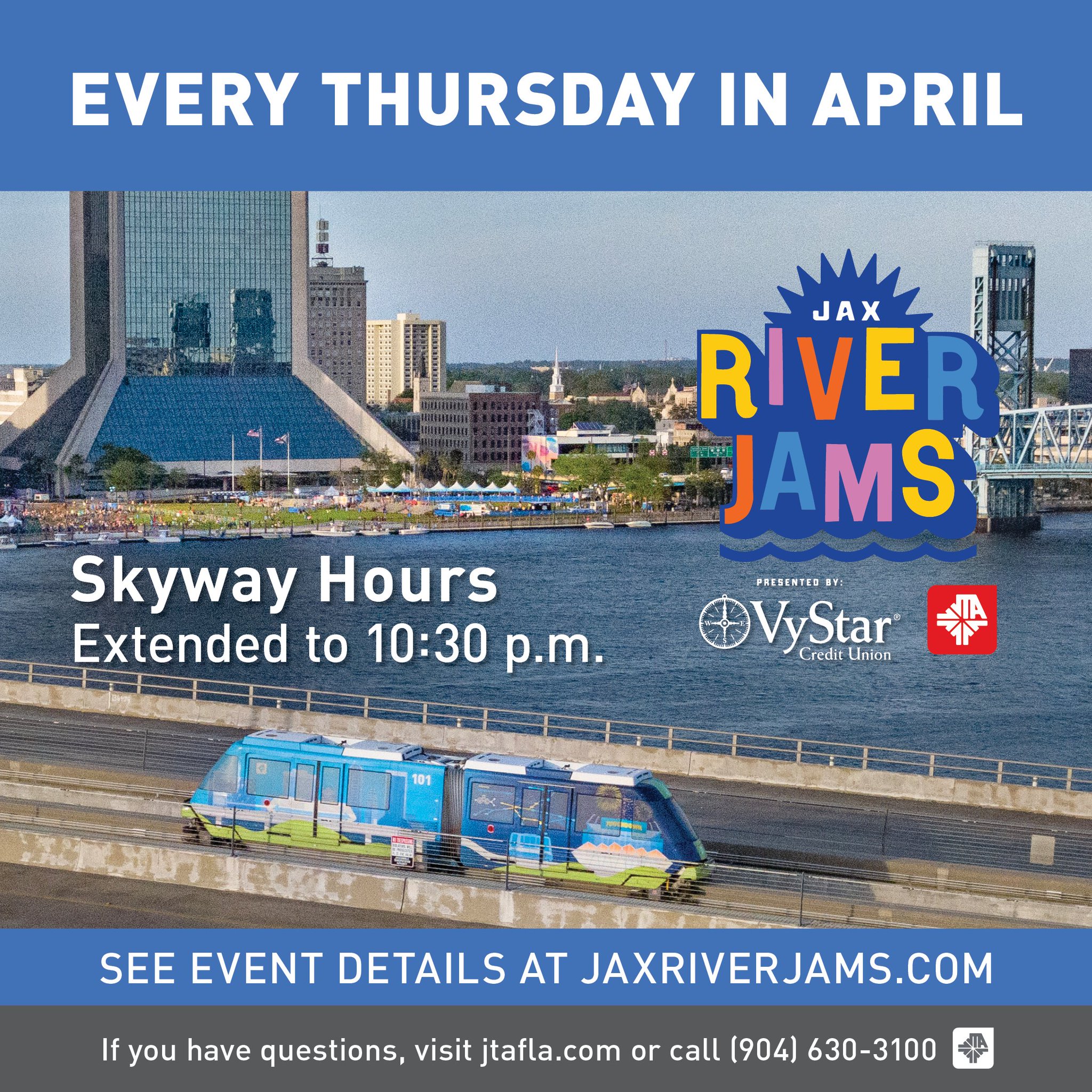Jacksonville Transportation Authority (JTA) on Twitter "Jax River Jams