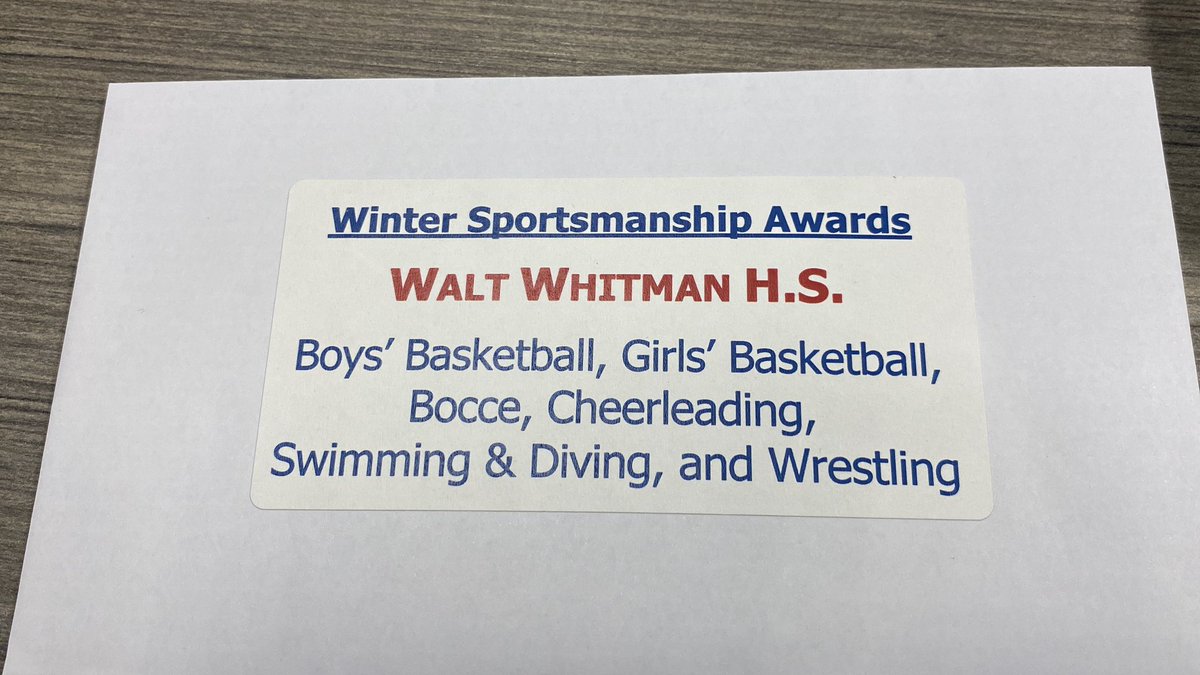 Congrats to our winter teams that won sportsmanship awards!