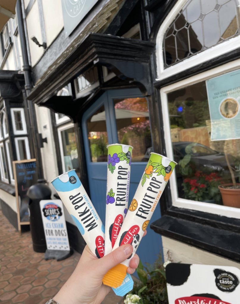 WillowCafeKew's tweet photo. 🍦 New product alert 🍦

Come in and try one of our new @MarshfieldIces ice creams and fruit pops. We have several flavours from Chocoholic Heaven to Strawberries in Clotted Cream. Just in time for summer 🍦☀️ 

#thewillowcafekew #kewgreen #marshfieldicecream https://t.co/dYRNU78DeP
