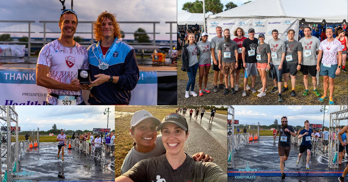 CromulenceLLC's tweet photo. Congratulations to our fellow competitors at the 2023 Brevard Corporate 5K 🏃‍♂️ event last week! We enjoyed participating in this great event hosted by @FlyMLB  ✈  For the second year in a row Cromulence took home 2nd place 🎉 for Companies less than 100 employees! https://t.co/nBBORanQ7o