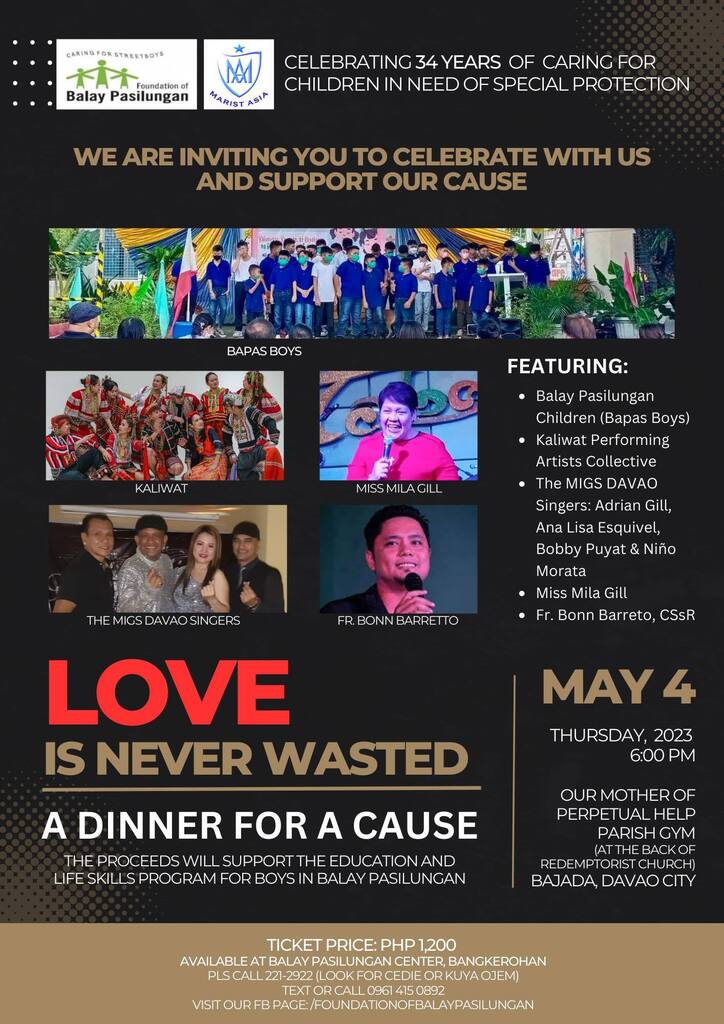 gilcasio's tweet photo. 14 DAYS TO GO! 
Tickets are available at:
San Pablo Parish (Juna Subdvision, Matina)
St. Jude Thaddeus Parish (Malvar)
Redemptorist Parsh (Bajada) 
Sto. Niño Shrine (Matina)
Carmelite Monastery (Lanang)
Balay Pasilungan Center

To reserve your ticket via… https://t.co/iROiYMaLeU https://t.co/S6Rz1gMH1A