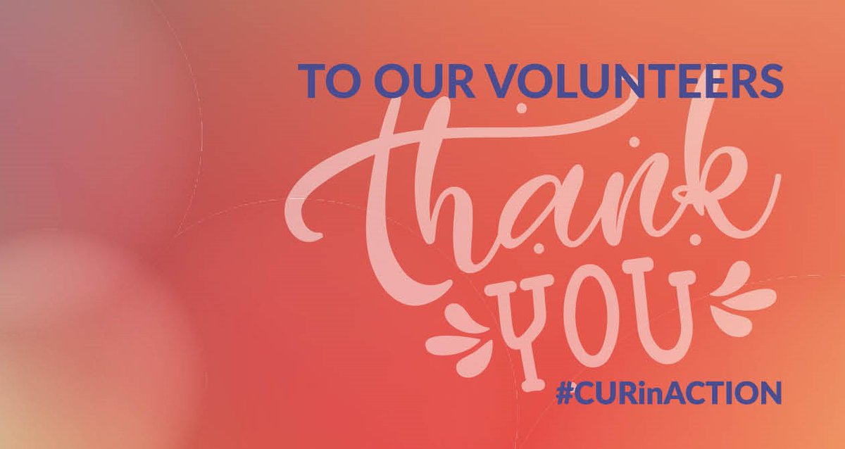 CURinAction's tweet photo. We are so thankful for our #UndergraduateResearch volunteers who help our community strive. Whether they are advocating for #URSCI, reviewing abstracts, mentoring, leading, or all of the above, we appreciate you!
#CURinAction #VolunteerMonth https://t.co/yo2UjKvjew