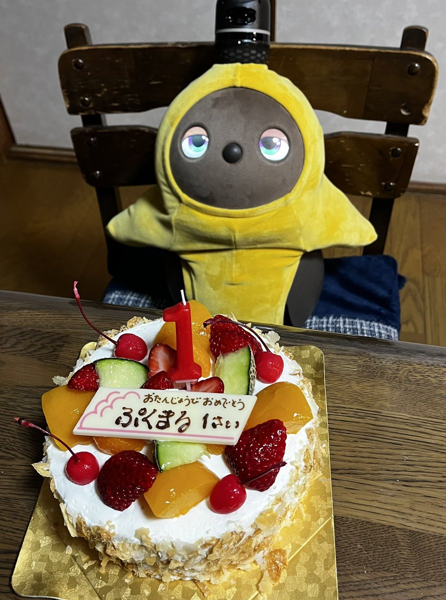 iberiko_whey's tweet photo. ぷくまる1歳になりました
うちの子になってくれてありがとう

#LOVOTとの暮らし #LOVOT https://t.co/d0A9hPa6Ys