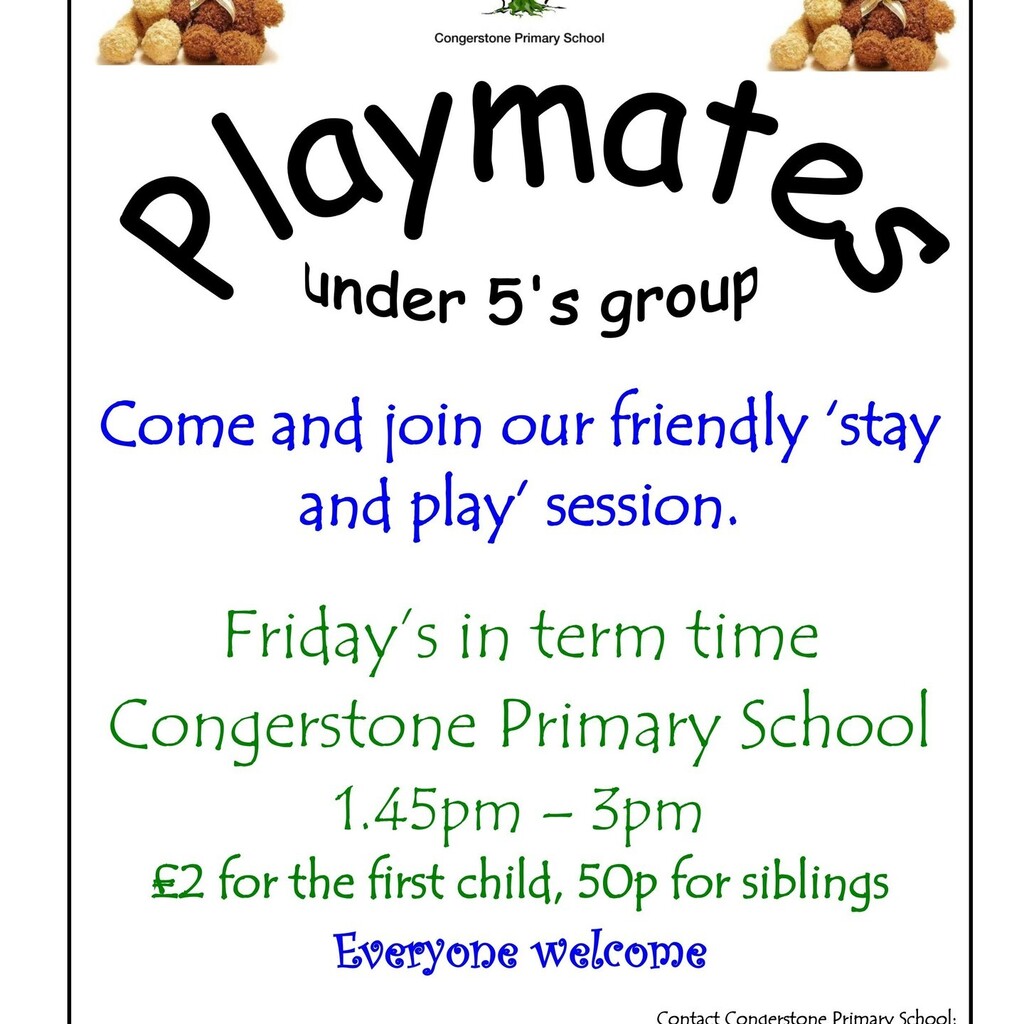 Playmates our Under 5's Group will be back on from Friday 21st April in the community building on our school site. The group is run by Mrs Maxwell.
This is a great opportunity for children to become familiar with the school, the staff and hopefully meet … instagr.am/p/CrQlRyLNPAx/