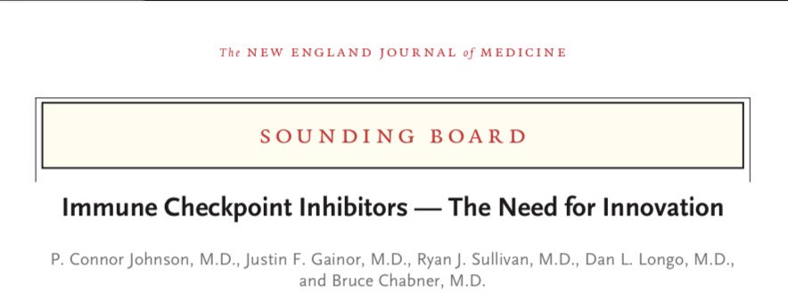 drymtn's tweet photo. Thoughtful &amp; timely piece as waves of bio-similar ICI trials continue wash across almost all disease sites in oncology. ⚖️ financial toxicity with minimal overall impact. Immune Checkpoint Inhibitors — The Need for Innovation | NEJM https://t.co/djPQKS4JvI https://t.co/22jlDlvJ3G
