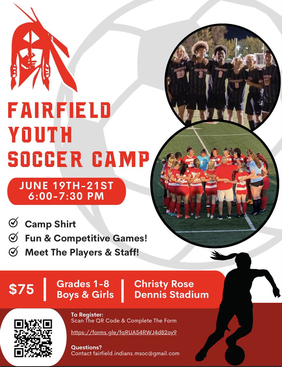 Our 2023 Youth Camp registration is now open! Come out to meet the players &amp; coaches and participate in 3 days of soccer⚽️⚽️