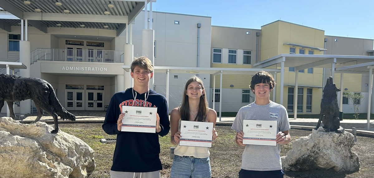 CCHS_Sport's tweet photo. Congratulations Jackson, Hayden and Madeline for the F45 Training Program. Thank you to F45 Training for supporting our Student Athletes. Keep those grades high and those reps strong! 

@TheCoyoteWay https://t.co/vQuVvLKWJA
