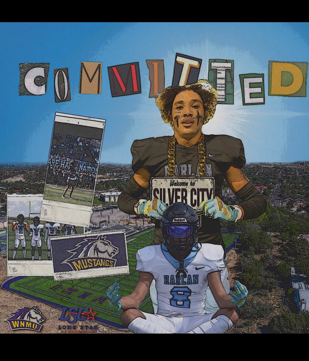 isaiah_brock25's tweet photo. 110% Commited!! Thank you too the man above, my family and friends throughout this whole process. Lets work, onto the next chapter...Go Mustangs🟣🟡 #AGTG @PRYDE210 @PPG_Jackboyz @coachesalas @Clydelogan21 @HarlanHawks_FB @d_hunter32 @WNMUFootball https://t.co/8ftLgMfzNW
