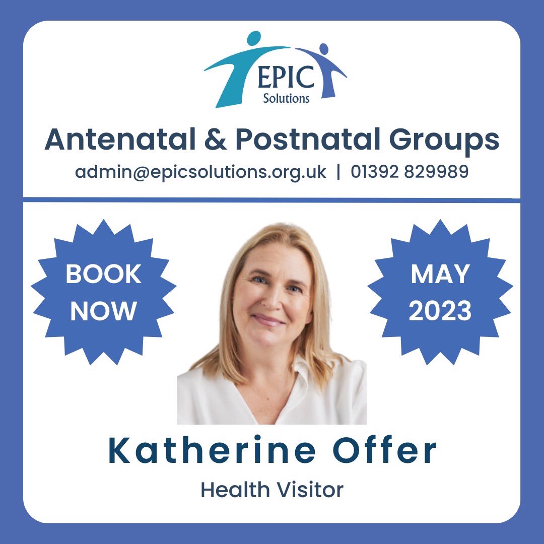 Exeter Living (@exeterliving) on Twitter photo ❤️AD - Come & join <a href="/EPICSolutionsEx/">EPIC Solutions Exeter</a> new health visitor led antenatal and postnatal groups starting in May and repeating every 8 weeks. A great chance to meet other new parents in our supportive, relaxed environment: epicsolutions.org.uk
#mentalhealth #healthcare #youngpeople ❤️AD - Come & join <a href="/EPICSolutionsEx/">EPIC Solutions Exeter</a> new health visitor led antenatal and postnatal groups starting in May and repeating every 8 weeks. A great chance to meet other new parents in our supportive, relaxed environment: epicsolutions.org.uk
#mentalhealth #healthcare #youngpeople