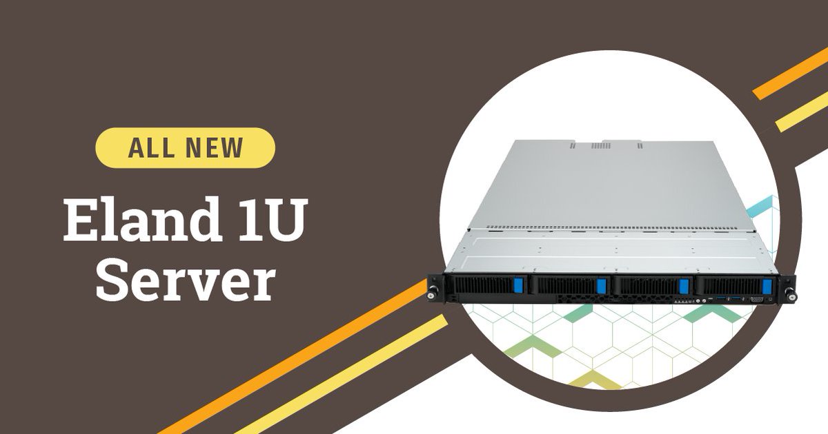 system76's tweet image. The all-new Eland 1U server has been updated with single socket AMD® EPYC® 9004 series processors and DDR5 RAM! Get your server with ~14% more IPC today: bit.ly/40fCelG
#system76 #computerserver #updated #compute
