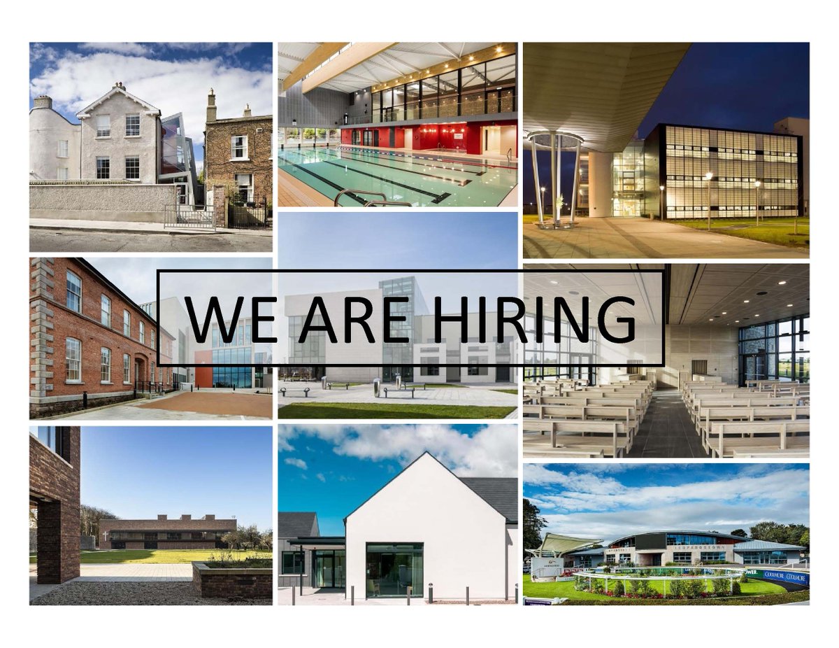 We are seeking Architectural Graduates to join our teams working on a variety of projects across educational, healthcare, commercial, cultural, spiritual and leisure sectors. wejchert.ie/news