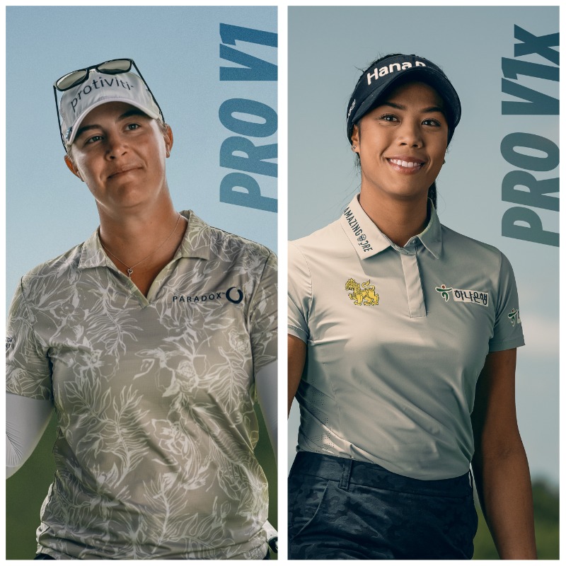Titleist's tweet photo. Two @Chevron_Golf champions with two different flight, spin and feel preferences.

Why does @JenniferKupcho play the Pro V1? @Patty_MPT the Pro V1x? And how do these models differ?

Learn more. ⬇️