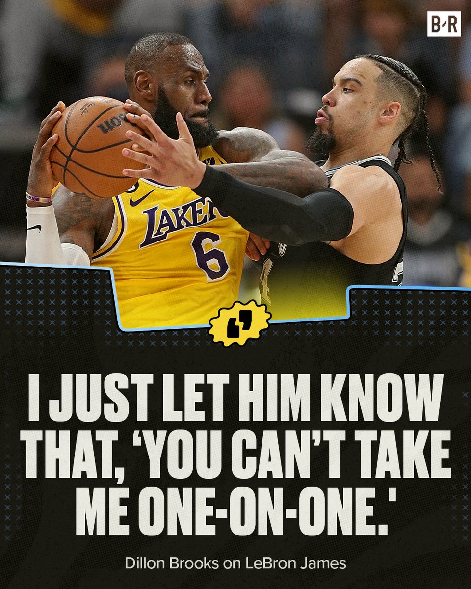 BleacherReport's tweet photo. Dillon shares his thoughts on Bron postgame 😅 https://t.co/nhBx7NRez4