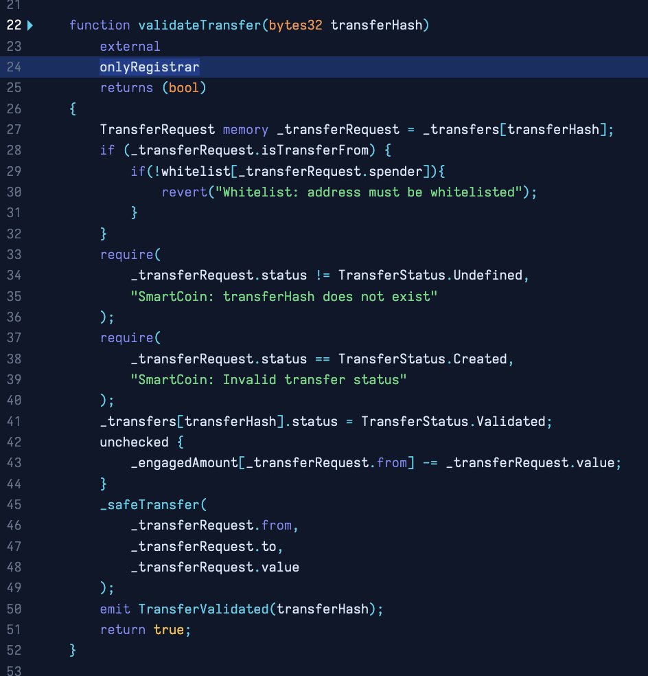 France launched a stablecoin on Ethereum and it's the worst code I've ever seen

Every ERC20 single transfer has to be approved in a separate eth tx submitted by a centralized registrar

What a laughingstock, is this your CBDC?

sgforge.com/societe-genera…