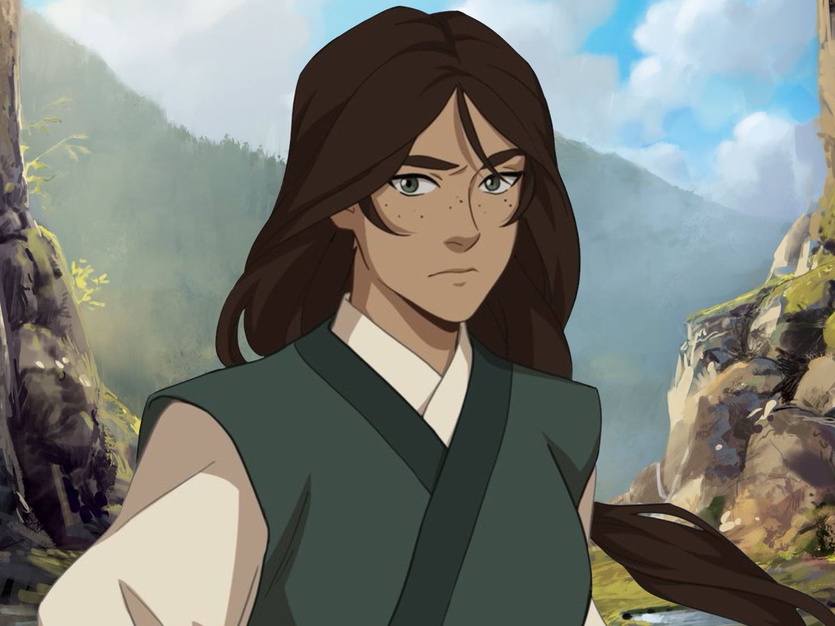 sapphicslike's tweet photo. avatar kyoshi (6’5) and rangi (5'9) https://t.co/jTwTcNSFS3