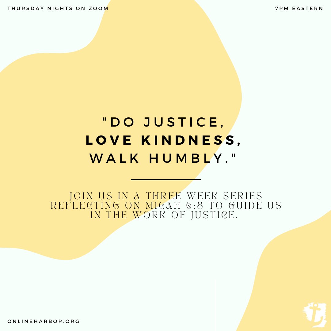 Tonight! God invites us into a very deep and impactful kind of loving-kindness. Join us for the second part of our series on Micah 6:8. onlineharbor.org/sign-ip