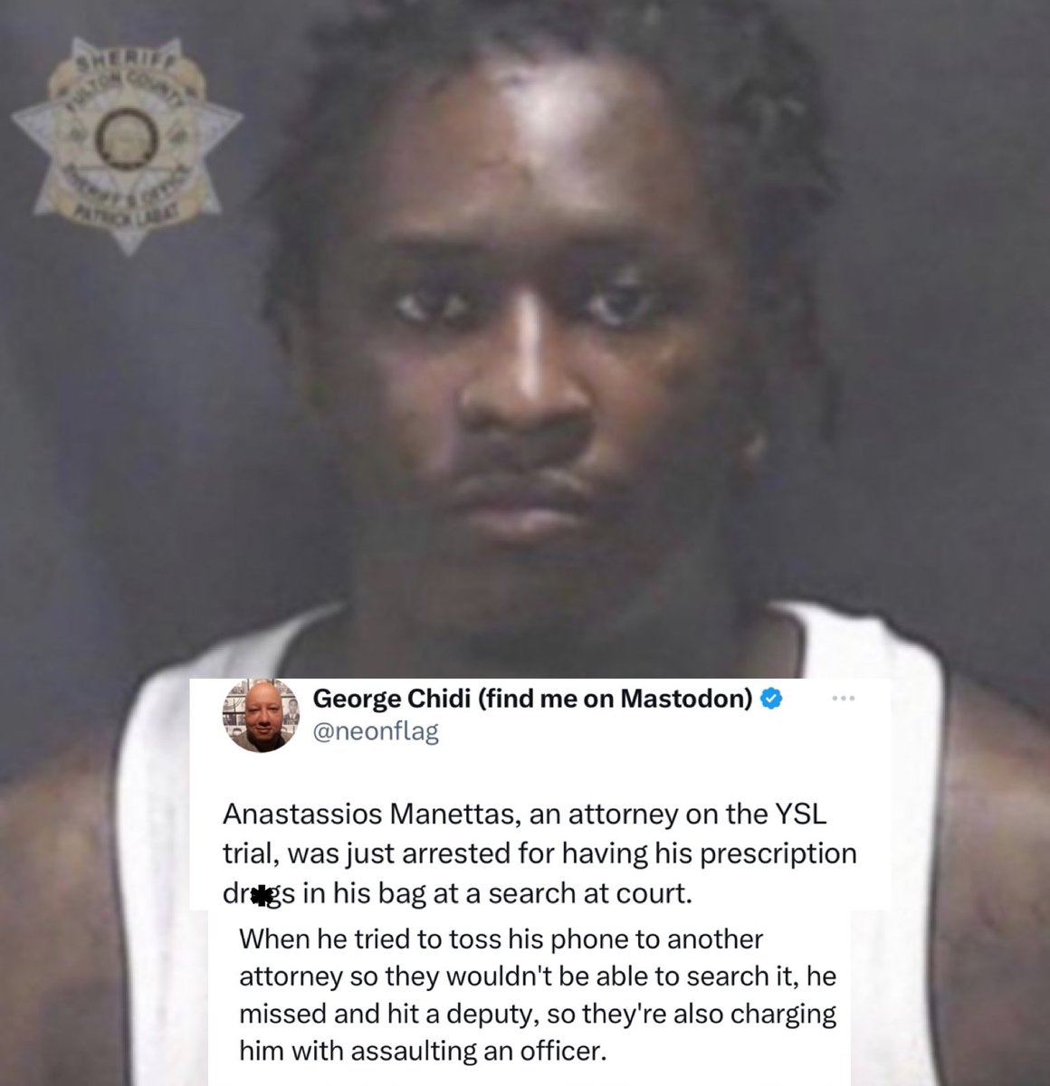 My Mixtapez on Twitter "A YSL attorney was arrested for having prescription drugs in his bag in