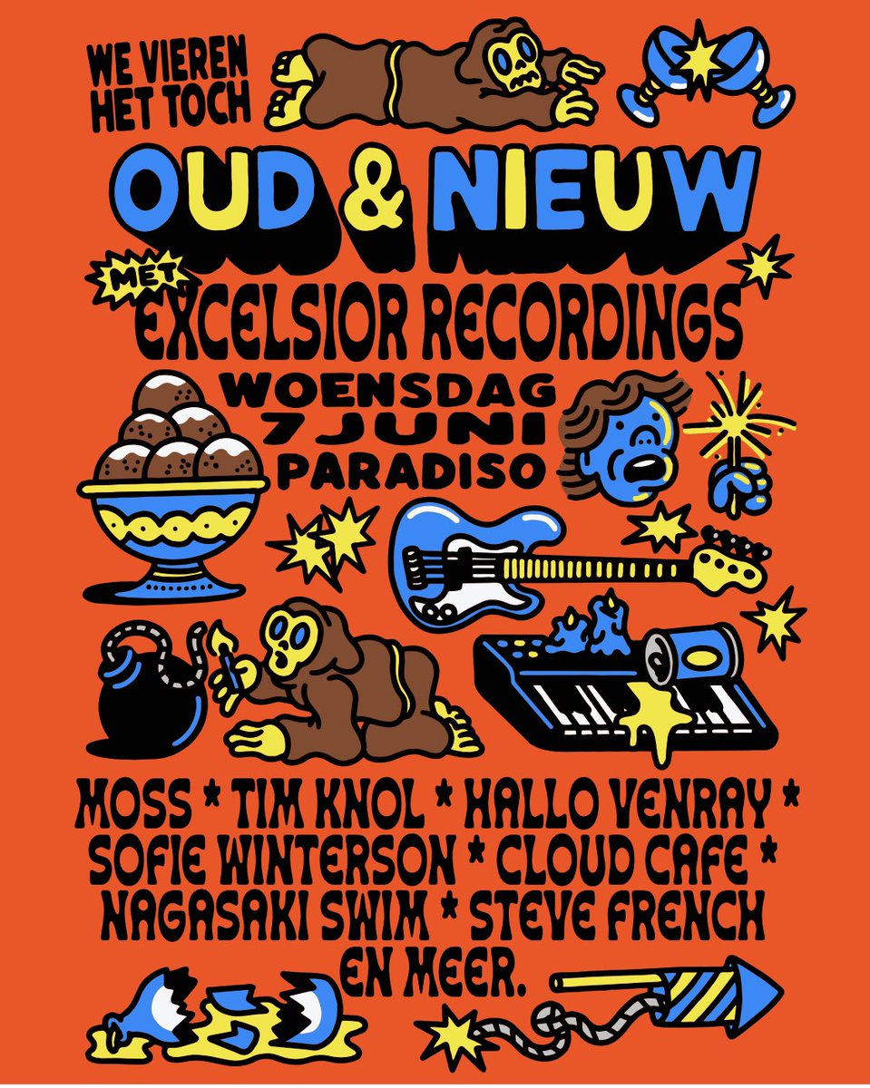 June 7th!! <a href="/ParadisoAdam/">Paradiso Amsterdam</a> <a href="/excelsiorrdam/">Excelsior Rotterdam</a>