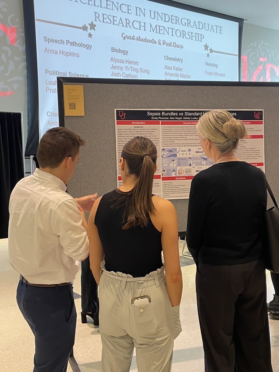 AndyNagel35's tweet image. Proud of this guy right here, our youngest, Alexander, will graduate next week from @uofcincy College of Nursing.  Today his group presenting their Capstone project!  
@UCnursing