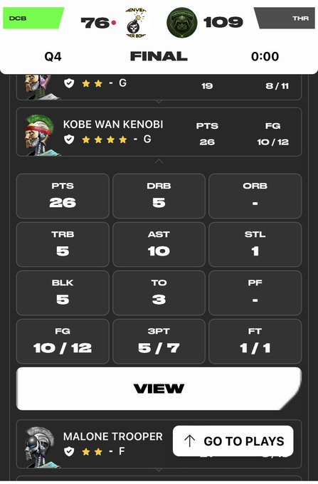 Kob3WanKenobi's tweet photo. Learning the ways of The Force Quite well 🤖👀#SwoopsAllstar @PlaySwoops https://t.co/sVNir5rYcK