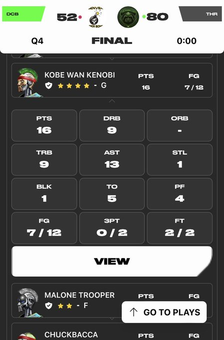 Kob3WanKenobi's tweet photo. Learning the ways of The Force Quite well 🤖👀#SwoopsAllstar @PlaySwoops https://t.co/sVNir5rYcK
