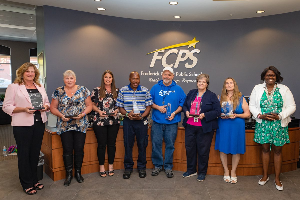 FCPSMaryland's tweet photo. Electrician Todd Imes and custodian Anthony Platt were named the 2023 FCPS Support Employees of the Year at last night’s Board of Education of Frederick County meeting! 👏👏👏

Check out our news release for more details: https://t.co/XZ072J6Mza https://t.co/FX6IaHqeKh