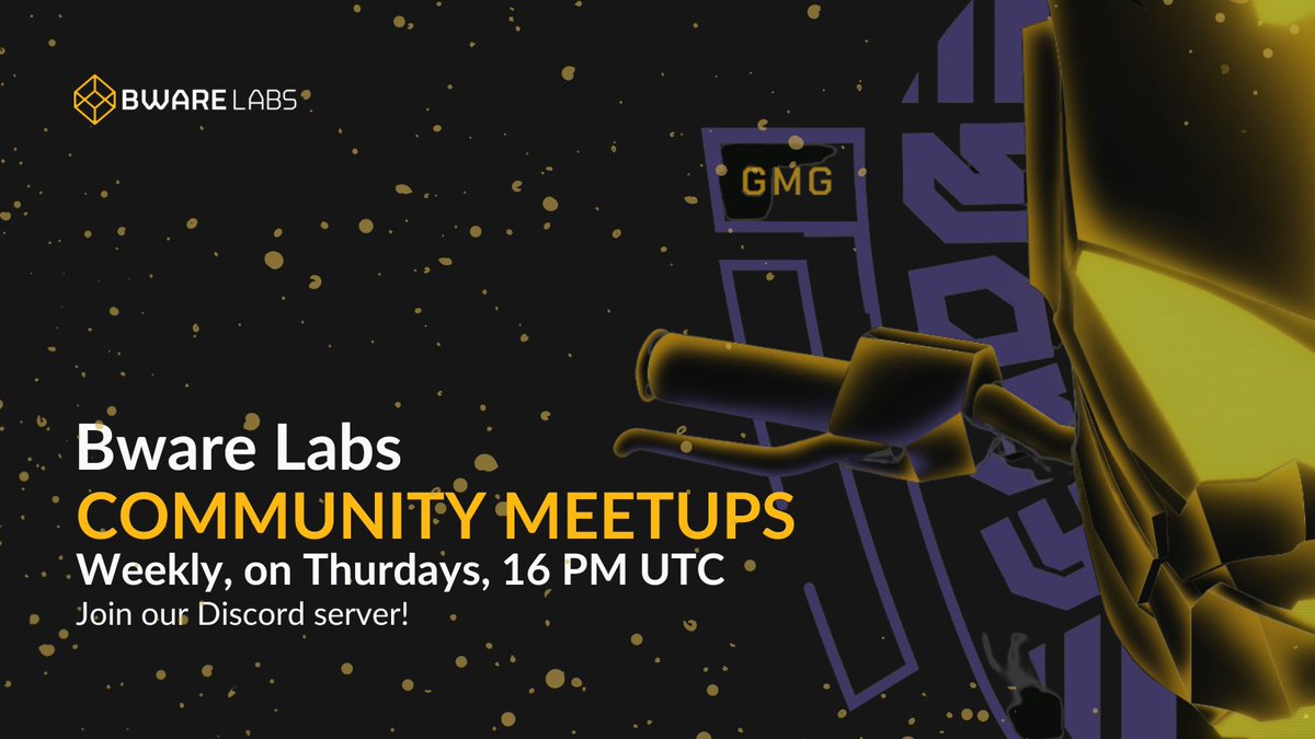 AlchemyVLDT's tweet photo. 🔥 Less than 2 hours til the weekly Bware Labs Community Meetup!

🦾 Join our Discord server for an insightful talk with our friends at @MetisDAO, following the integration of the network on @BlastAPI!

https://t.co/2tNy2MYjTu https://t.co/zI7nSthWUU