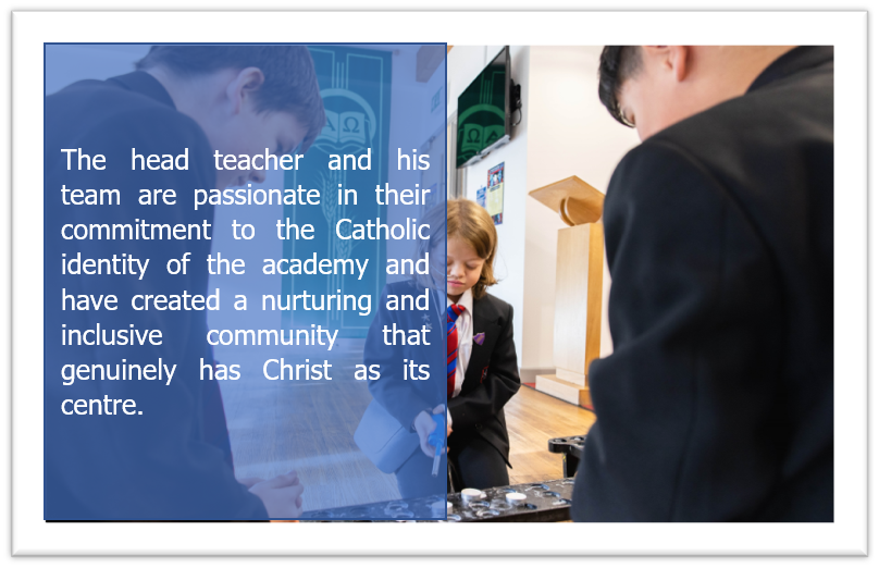 StThomasMoreCA's tweet photo. We are delighted to share the outcome of our Catholic School Inspection which took place in the last week of the Spring term.  
The Academy was judged to be GOOD with elements of outstanding provision.
The full report is on the school website at https://t.co/qFx200Qyoi... https://t.co/SsU9Kb2OSt