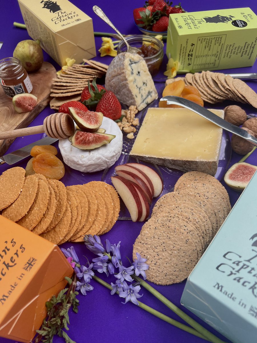 The Captain's (@zingiberibakery) on Twitter photo We’ve created a ’Garden of England’ cheeseboard to celebrate the coronation of King Charles III.
Featuring:
Kingcott blue <a href="/kingcottdairy/">Kingcott Dairy</a>
Ashmore <a href="/cheesesofkent/">Cheesemakers of Cant</a>
Chaucer’s Camembert <a href="/cheesesofkent/">Cheesemakers of Cant</a>
And the Captain’s Crackers of course!
Just perfect! ❤️ We’ve created a ’Garden of England’ cheeseboard to celebrate the coronation of King Charles III.
Featuring:
Kingcott blue <a href="/kingcottdairy/">Kingcott Dairy</a>
Ashmore <a href="/cheesesofkent/">Cheesemakers of Cant</a>
Chaucer’s Camembert <a href="/cheesesofkent/">Cheesemakers of Cant</a>
And the Captain’s Crackers of course!
Just perfect! ❤️