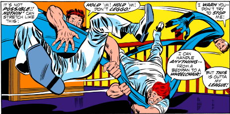 MarvelADay's tweet photo. #MarvelADay #FF125 Reed finally manages to stay conscious long enough to escape. John Buscema definitely had a blast drawing this entire sequence! - VA https://t.co/6C73P3b6AZ