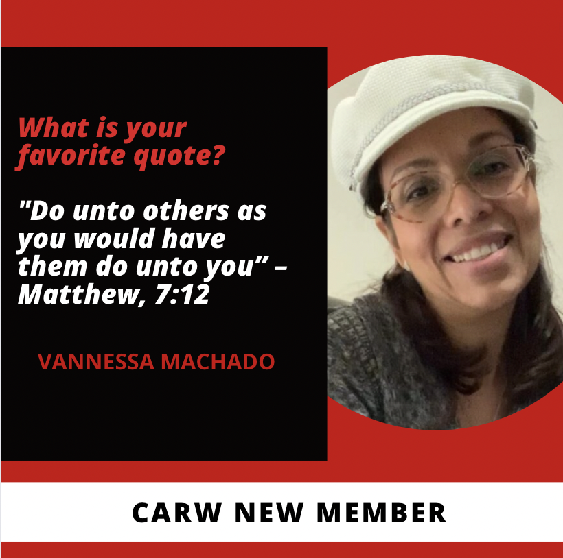 Meet new CARW Member Vannessa Machado with Metro Brokers | Duane Reed Realty.  You can learn more about Vannessa here: carw.com/new-member-spo…
