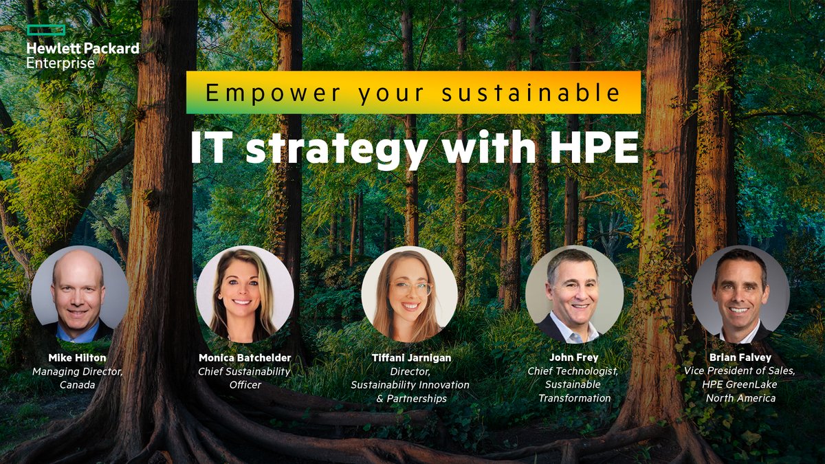 FlySparge's tweet photo. Using technology as a "Force for Good" in the environment is challenging. Fortunately, #HPE has brilliant leaders who are figuring this out. Tune into 
'Empower your sustainable IT strategy with @HPE' in a couple of hours to find out how! #Sustainability 
https://t.co/ZdjqiJuC48 https://t.co/ylC04cFpWG