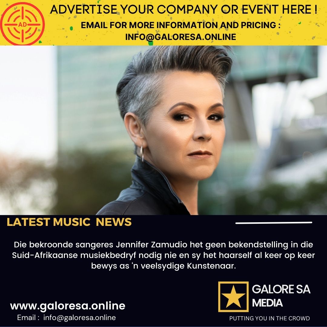 GaloreSA's tweet photo. Die bekroonde sangeres Jennifer Zamudio het geen bekendstelling in die Suid-Afrikaanse musiekbedryf nodig nie en sy het haarself al keer op keer bewys as ‘n veelsydige Kunstenaar.

Ontvou Hier :
https://t.co/3UI84ohAsx

#UnfoldGSA
#GaloreSAMusic https://t.co/zfVNpcrU2X